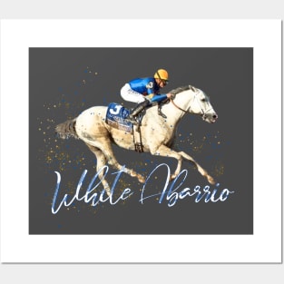 White Abarrio 2023 Breeders' Cup Classic Champion Posters and Art